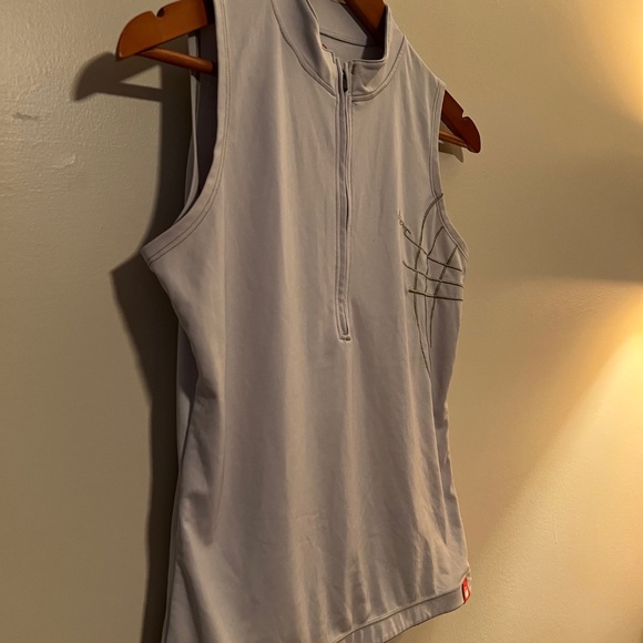 ZOIC Women's Cycling Windshirt W/ Half Zip Front & Back Zipper Pocket - Size M - Picture 3 of 9